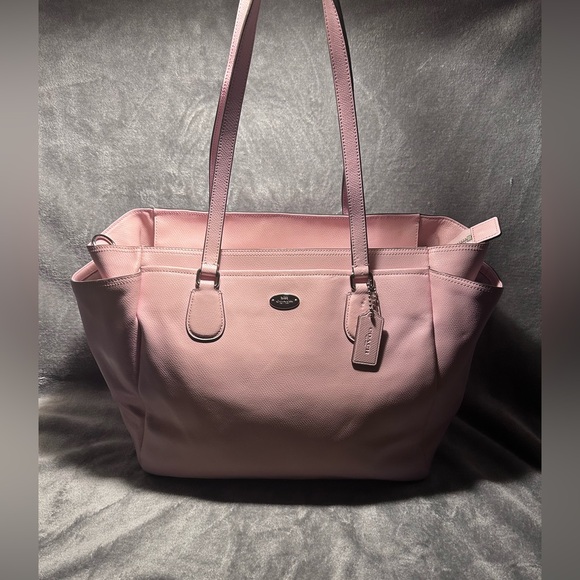 Coach Huge Blush Pink Leather Tote - Picture 1 of 16